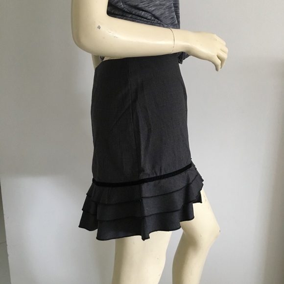 🔴 Speechless gray ruffled mini skirt - Picture 3 of 7